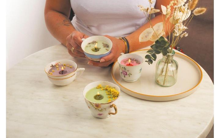 Image du produit Creative DIY Set Vintage Blumenkerzen