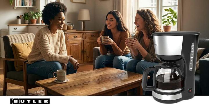 Actual product image Butler 16100128 - Coffee maker 1.25L, black