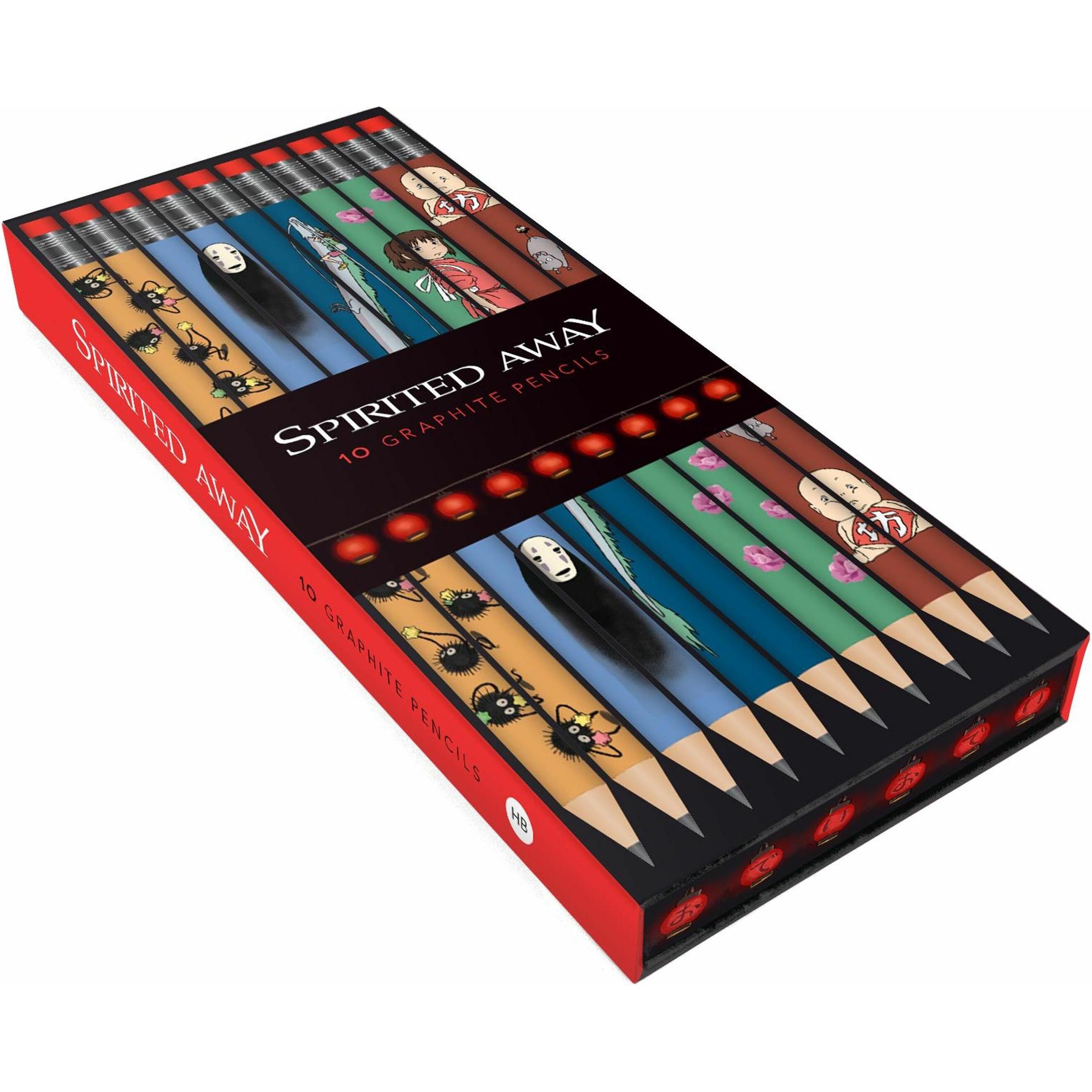 Studio Ghibli, Matite, Le voyage de Chihiro - Set de crayons à papier (HB, 10 x)