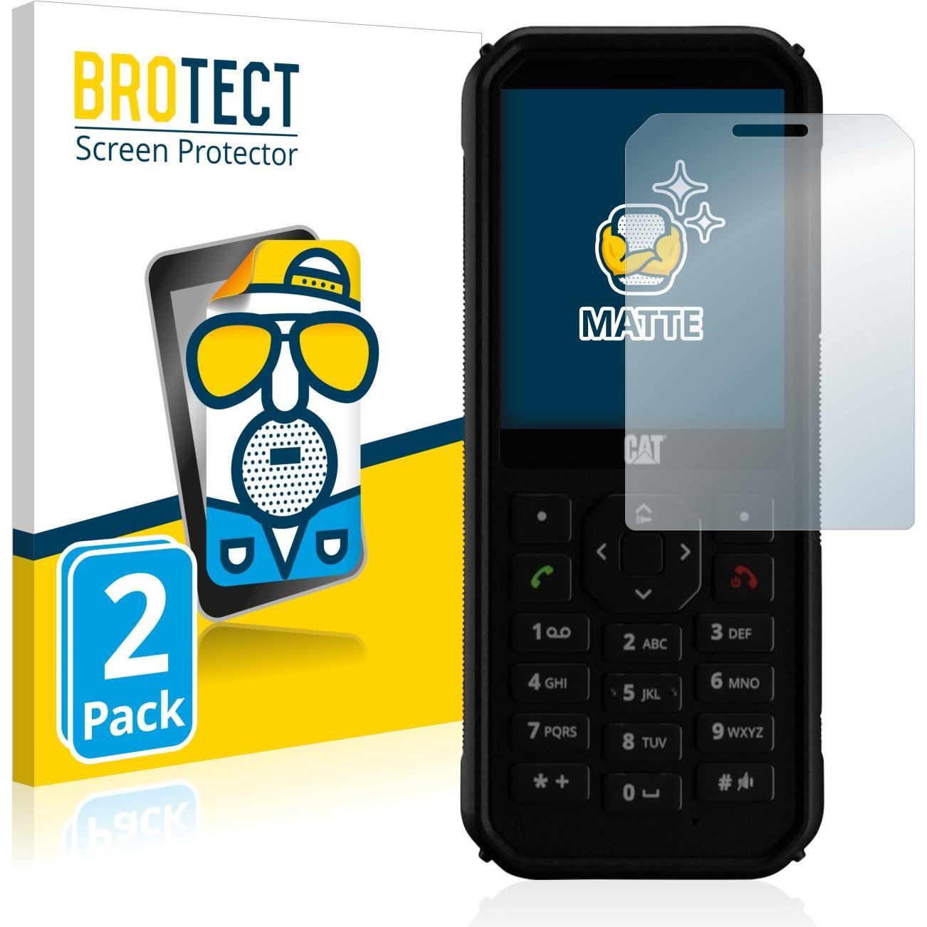 Thumbnail - BROTECT Entspiegelungs-Schutzfolie Displayschutz Matt (2 Stück, Cat B40), Smartphone Schutzfolie, Grau