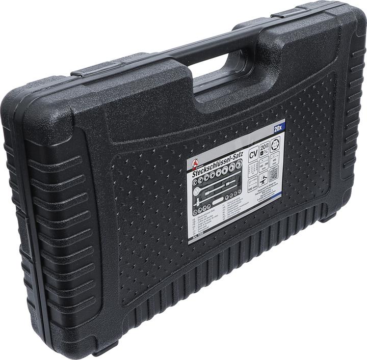 Immagine prodotto BGS Serie di bussole 20 mm (3/4") 19 - 50 mm 20 pz. (19 mm, 21 mm, 22 mm, 23 mm, 24 mm, 26 mm, 27 mm, 30 mm, 32 mm, 34 mm, 36 mm, 38 mm, 41 mm, 46 mm, 48 mm, 50 mm)