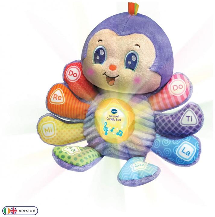 Produktbild VTech 528603 Baby Soft Plush Ladybug with Sounds and Phrases, Light (English Version) 6+ Months