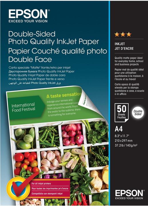 Actual product image Epson photo quality (140 g/m², A4, 1 x)