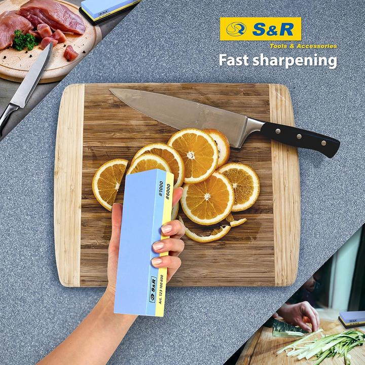 Produktbild S&R Doppelseitiger Schleifstein