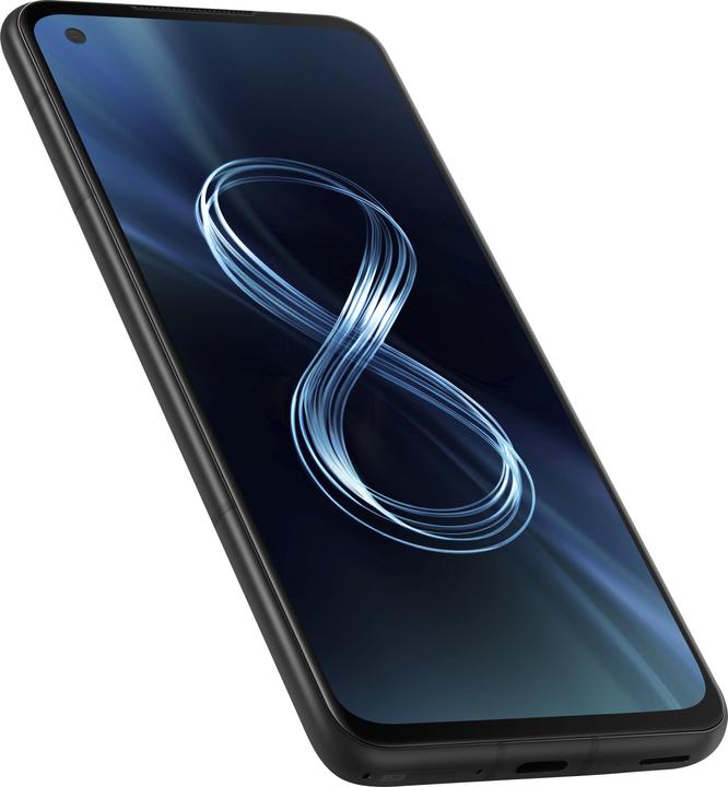 Produktbild ASUS Zenfone 8 (8GB) (128 GB, Obsidian Black, 5.92", Dual SIM, 64 Mpx, 5G)