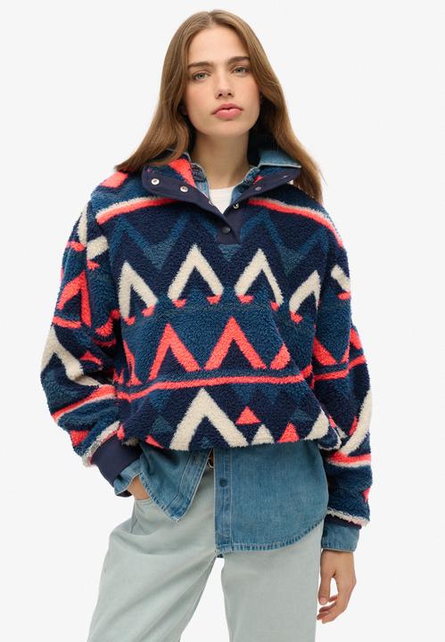 Produktbild Superdry Superweicher Henley-Pullover mit Print