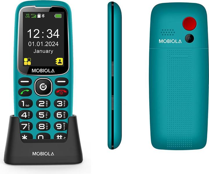 Produktbild Gsm-Telefon Mobiola Mb4120 4g-Telefon Für Senioren Türkis
