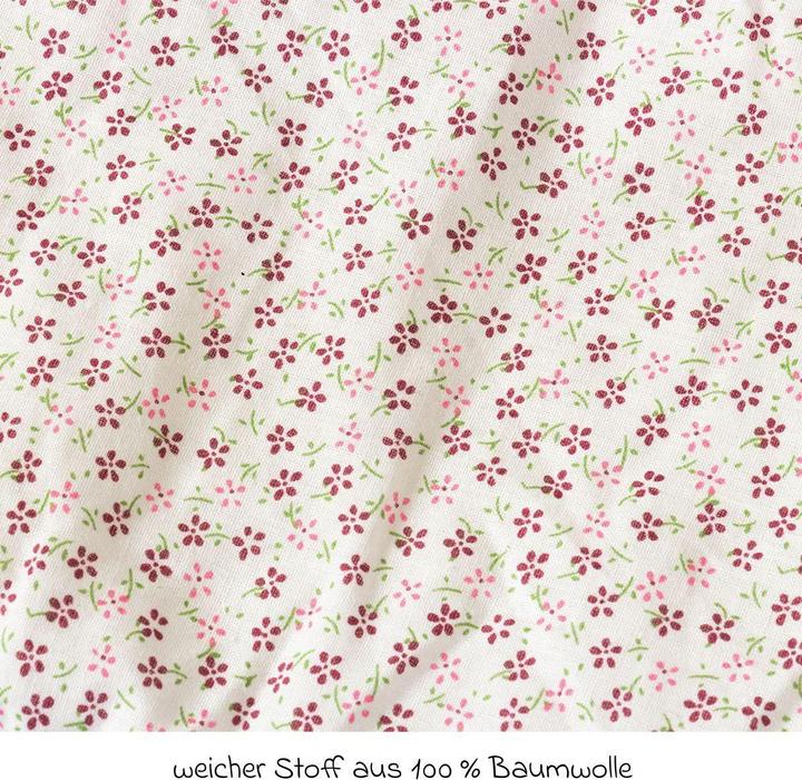 Image du produit Pinolino Puppenbettzeug für Puppenwagen und Puppenbetten „Blümchen”, rosa, 3-tlg.