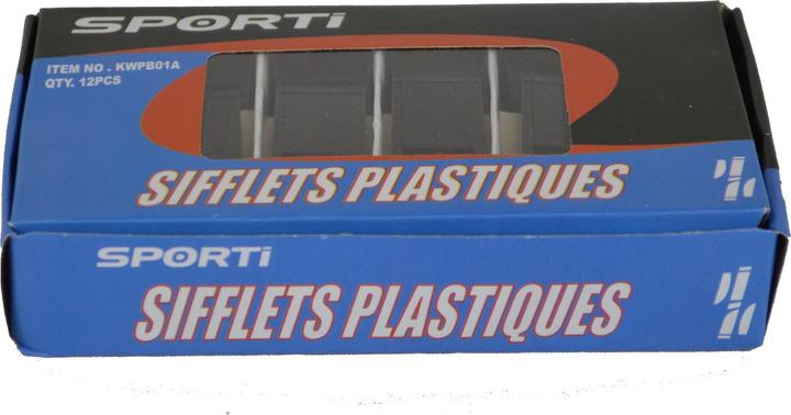 Immagine prodotto Sporti confezione da 12 fischietti in plastica