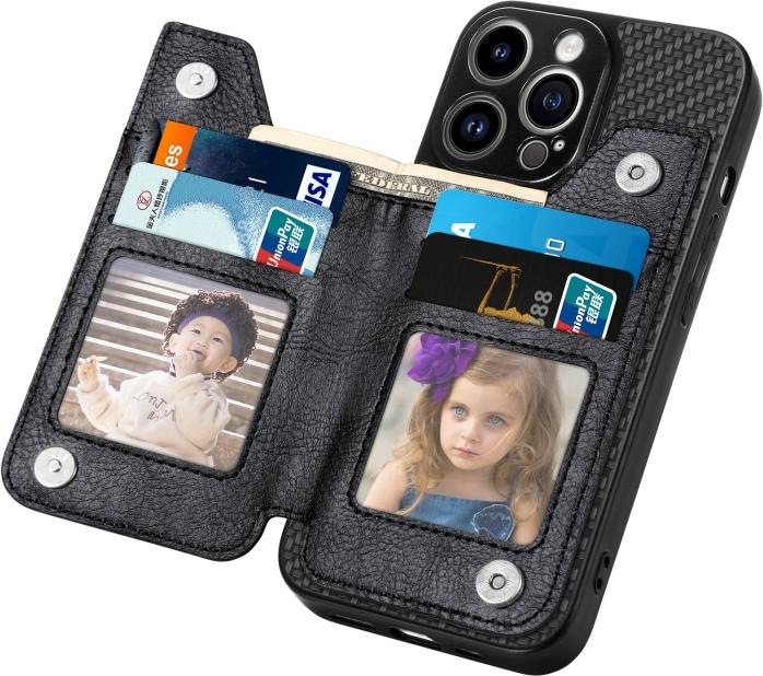 Produktbild Ueli Express iPhone 14 Pro Kreditkarten Hülle Cover mit Münzfach (Apple iPhone 14 Pro)