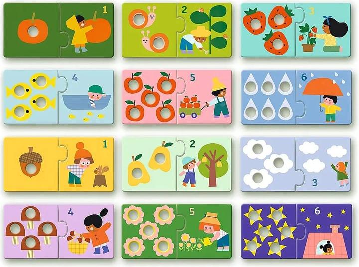 Immagine prodotto Djeco Puzzle Duo Erste Zahlen (24 pezzi)