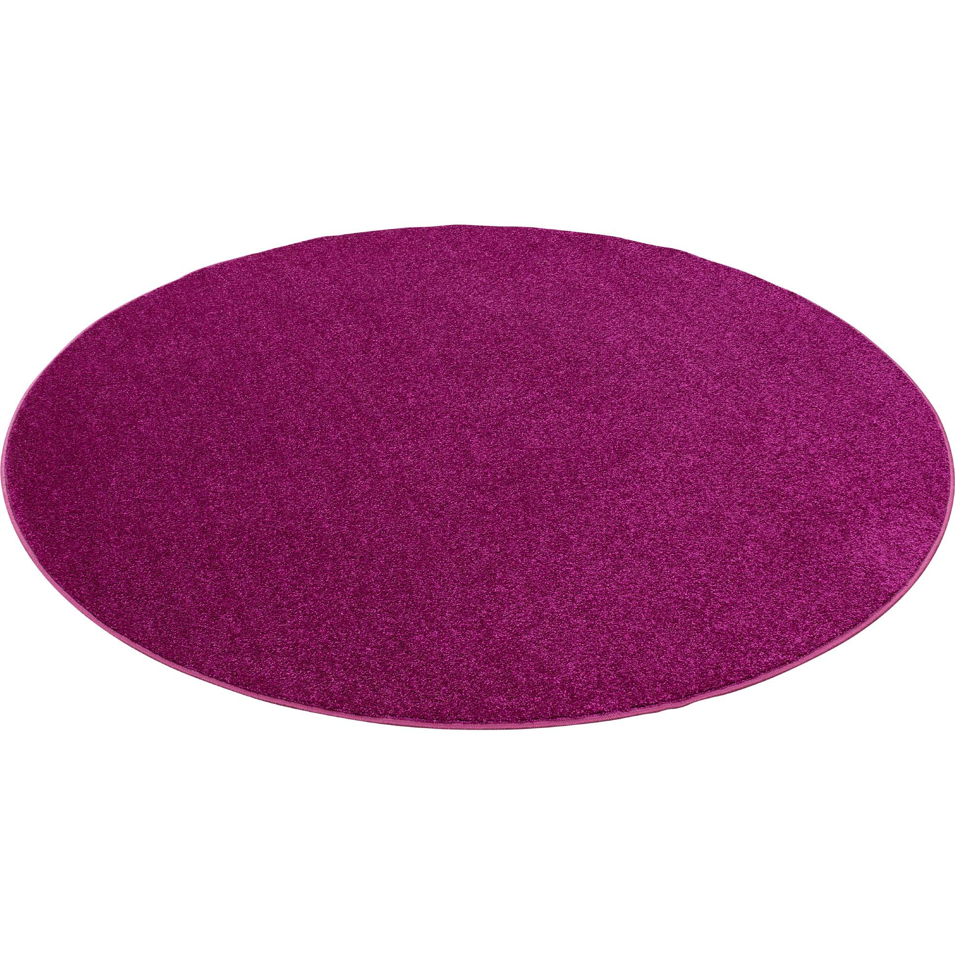 Thumbnail - Snapstyle, Teppich, Hochflor Velours Teppich Luna Rund (160 x 160 cm)