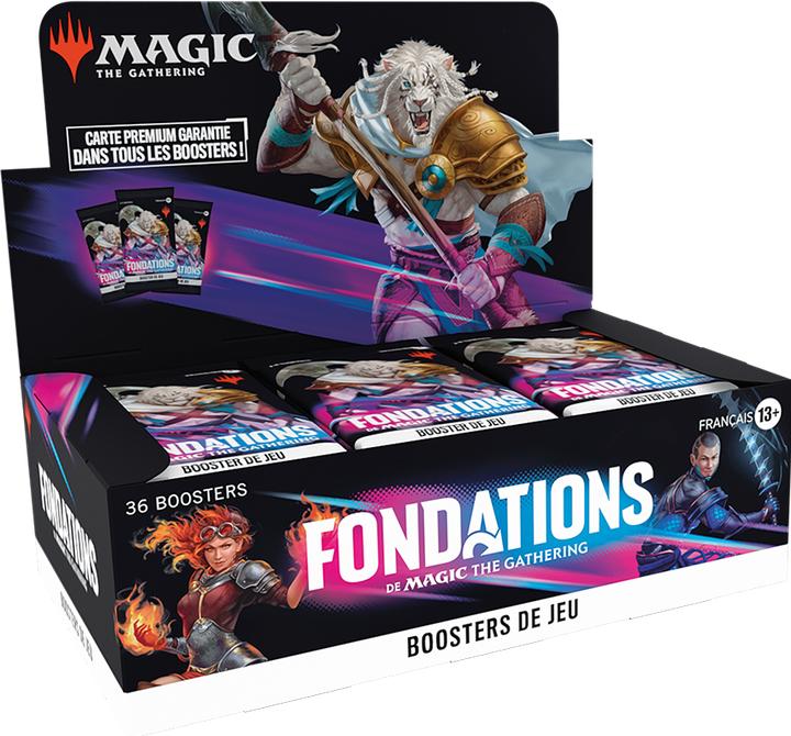 Actual product image Magic the Gathering Foundations (French, Booster display)