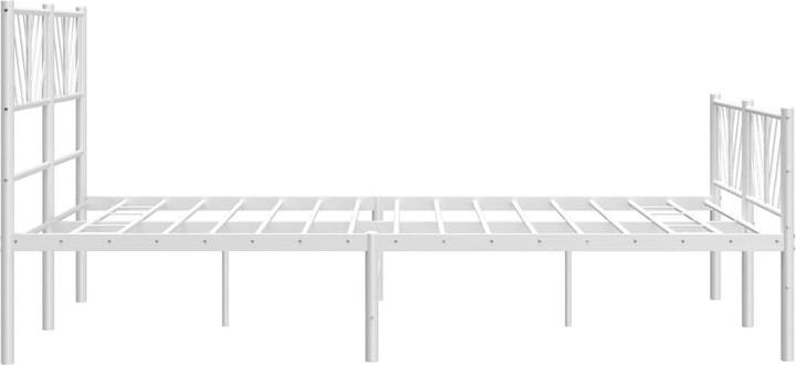 Produktbild vidaXL Metall Bettgestell (135 x 190 cm)