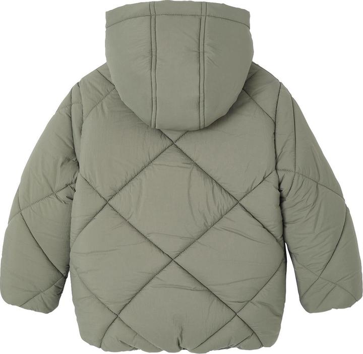 Produktbild Vertbaudet Mädchen Kapuzen-Steppjacke mit Teddyfleece-Futter, Wattierung Recycling-Polyester (122)