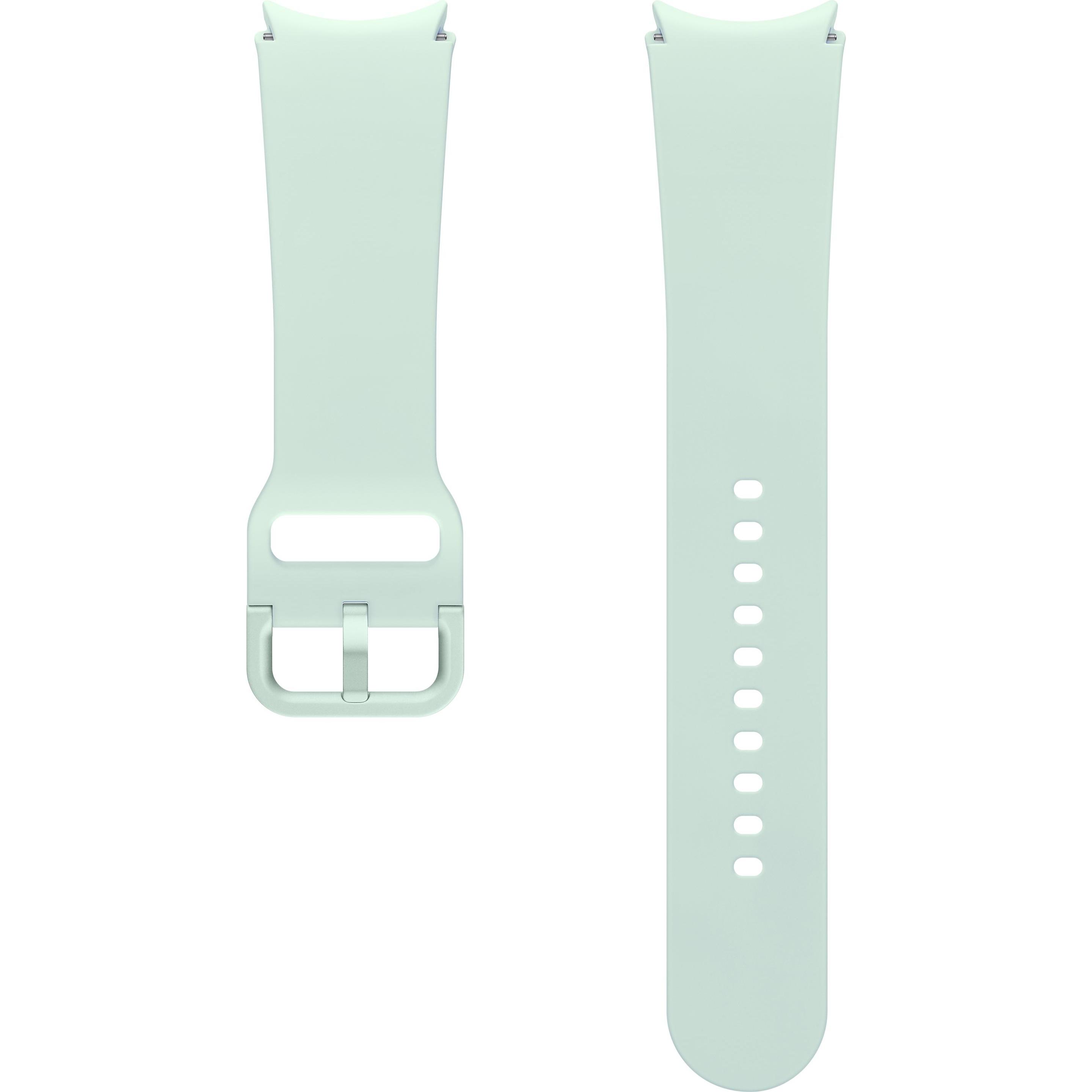 Samsung Sport Band (20 mm, Fluoroelastomer, Galaxy Watch6), Uhrenarmband, Grün