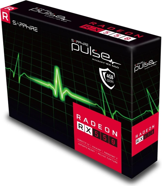 Produktbild Sapphire Radeon RX 550 Pulse (4 GB)