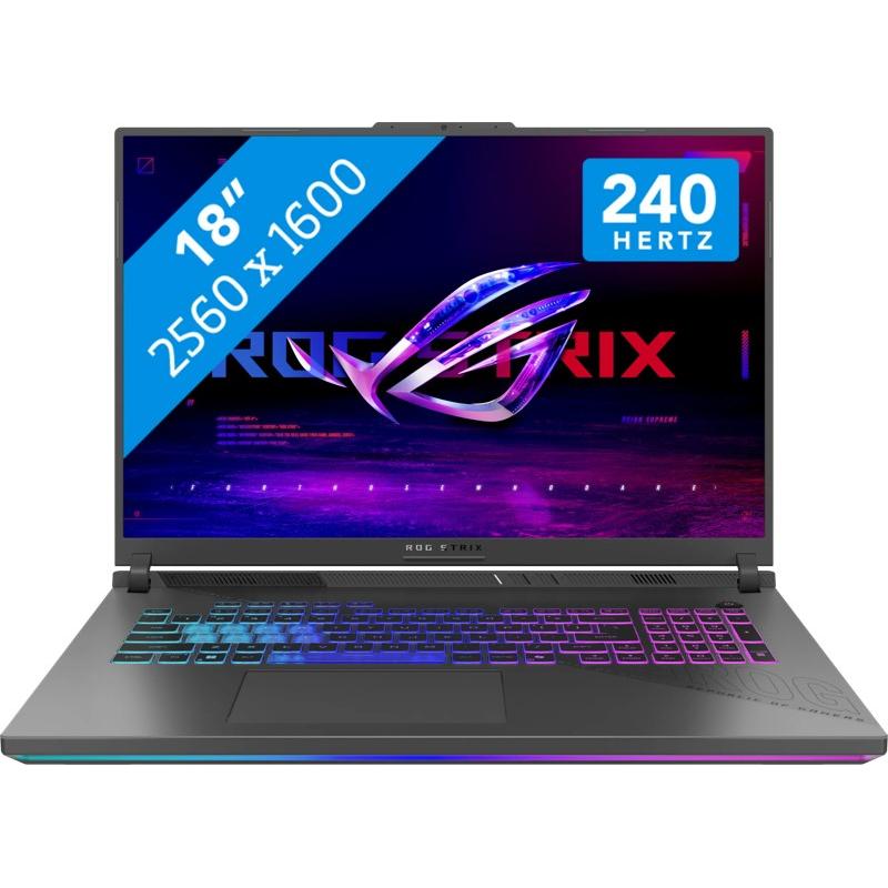 ASUS ROG Strix G18 (18", 2000 GB, 32 GB, Eng. Int., Intel Core Ultra 9 275HX), Notebook, Grau