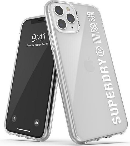 Actual product image Superdry Clear Case transparent cover with logo print (Apple iPhone 11 Pro Max)