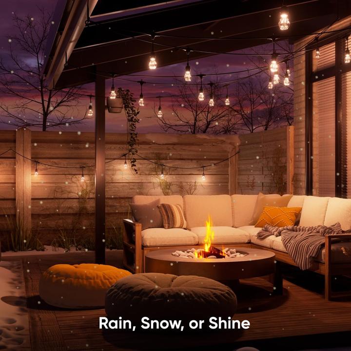 Image du produit Nanoleaf Essentials Matter Smart Pack d'extension de guirlandes lumineuses d'extérieur (15 m)