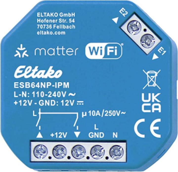 Produktbild Eltako Beschattungsaktor IP 10 A/250 V AC ESB64NP-IPM (Rolladenaktor)