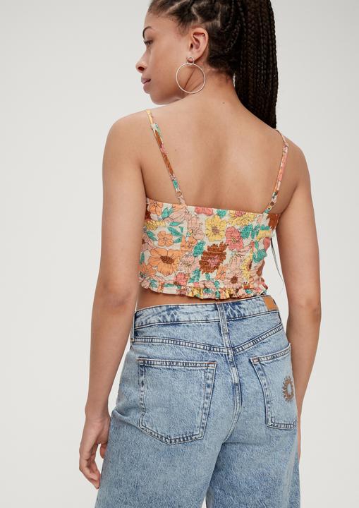 Actual product image s.Oliver Bluse Crop Bluse aus Baumwolle (38)