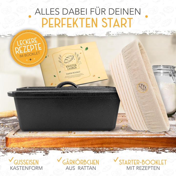 Produktbild Krustenzauber Brotbackform mit Deckel