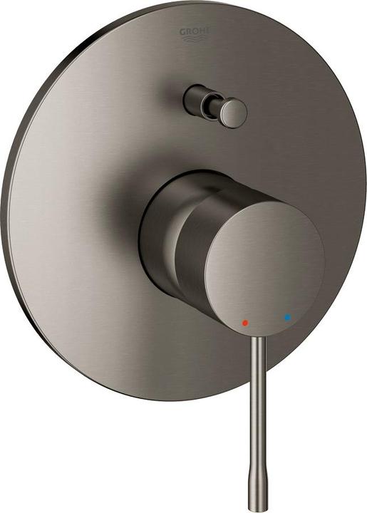 Einhand-Wannenbatterie ESSENCE Hard Graphite gebürstet