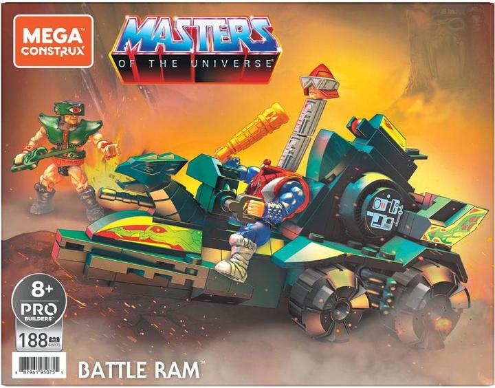 Actual product image Mega Construx Masters of the Universe Battle Ram and Sky Sled battle vehicle