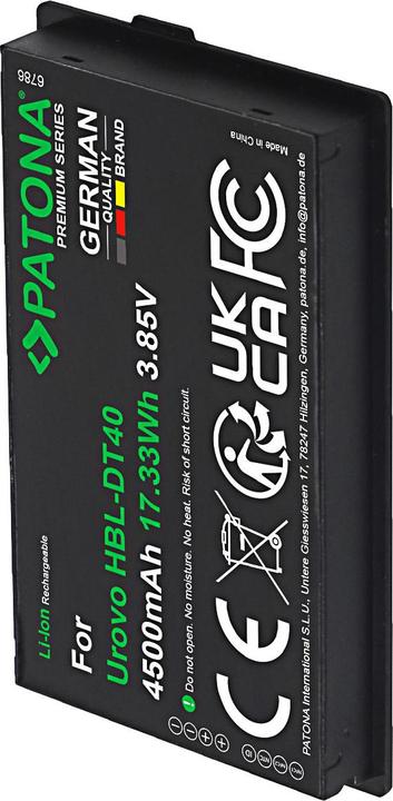 Produktbild Patona Premium Akku für Urovo DT40 HBL-DT40