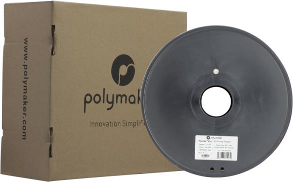 Produktbild Polymaker PolyLite PLA - White - 1.75mm - 3KG (PLA, 1.75 mm, 3000 g, Weiss)
