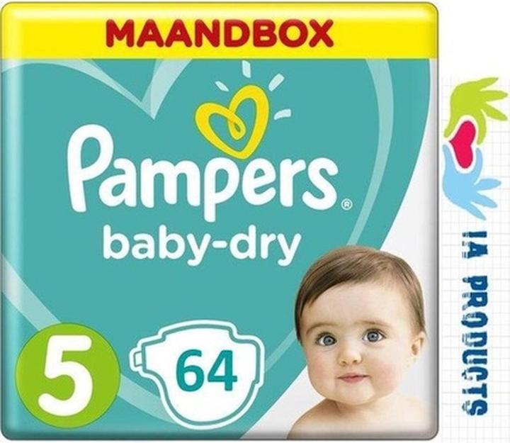 Produktbild Pampers Active Baby (Gr. 5, Halbmonatsbox, 64 Stk.)