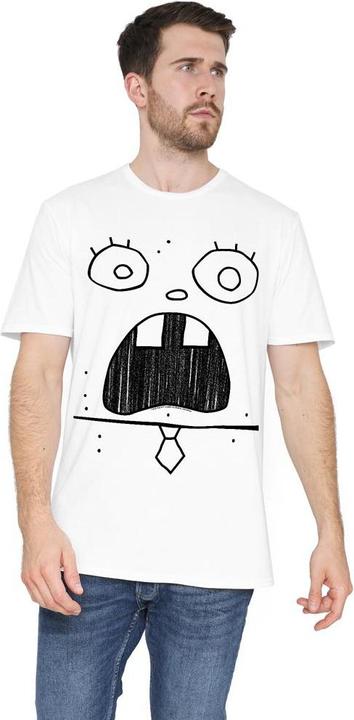 Immagine prodotto Spongebob Squarepants Doogle Maglietta Viso Uomo (4XL)