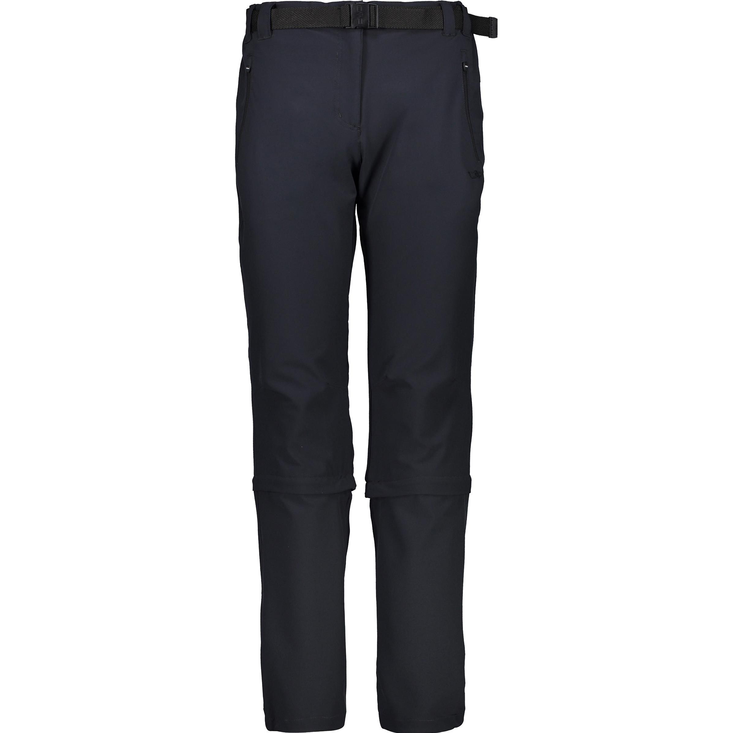 CMP Campagnolo, Damen, Outdoorhose, Damen Trekking 3/4 Zipp Off Hose (42), Grau, 42