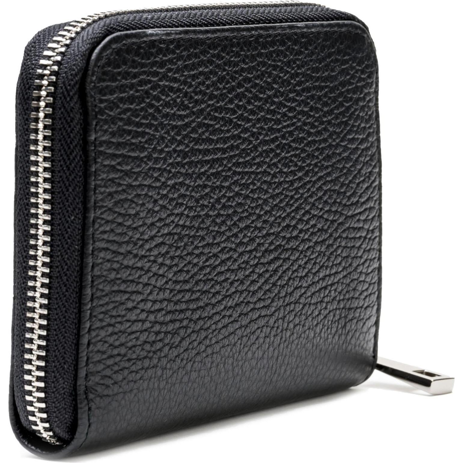 Thumbnail - Lazarotti, Damen, Portemonnaie, Milano Leather Geldbörse Leder 13,5 cm, Schwarz
