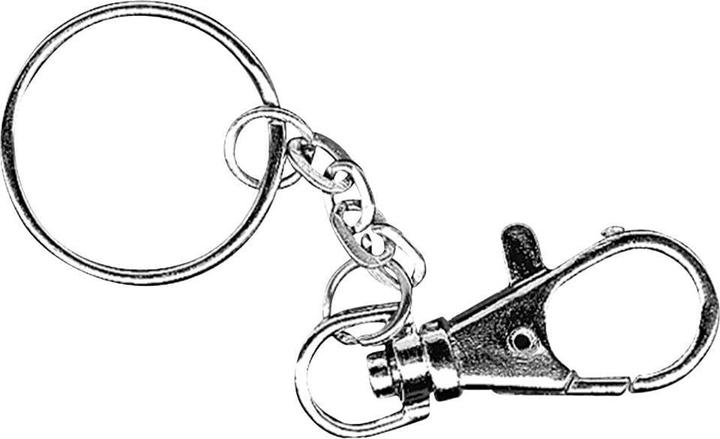 Actual product image I Am Creative Key ring with snap hook
