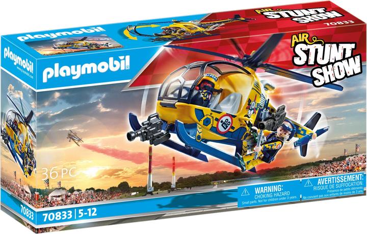 Produktbild Playmobil Air Stuntshow Filmcrew-Helikopter (70833, Playmobil Stuntshow)
