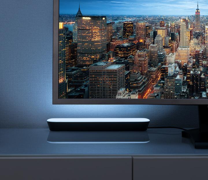 Produktbild Luminea 4er-Set WLAN-USB-Stimmungsleuchte mit RGB+CCT-LEDs, App, 80lm, 3,5 W (IP44)