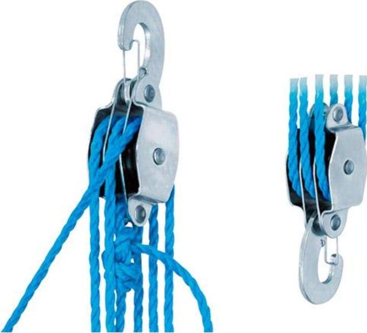 Actual product image Schörken Pulley block 220kg without rope brake Schoerken