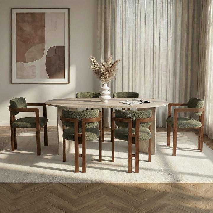 Produktbild Skye Decor Meridia 6 Dining Table & Chairs Set (7 Pieces)