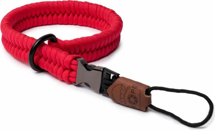 Immagine prodotto C-Rope Cinghia a mano per fotocamera Artiglio in paracord 30cm Rosso al dettaglio (Cinturino da polso)