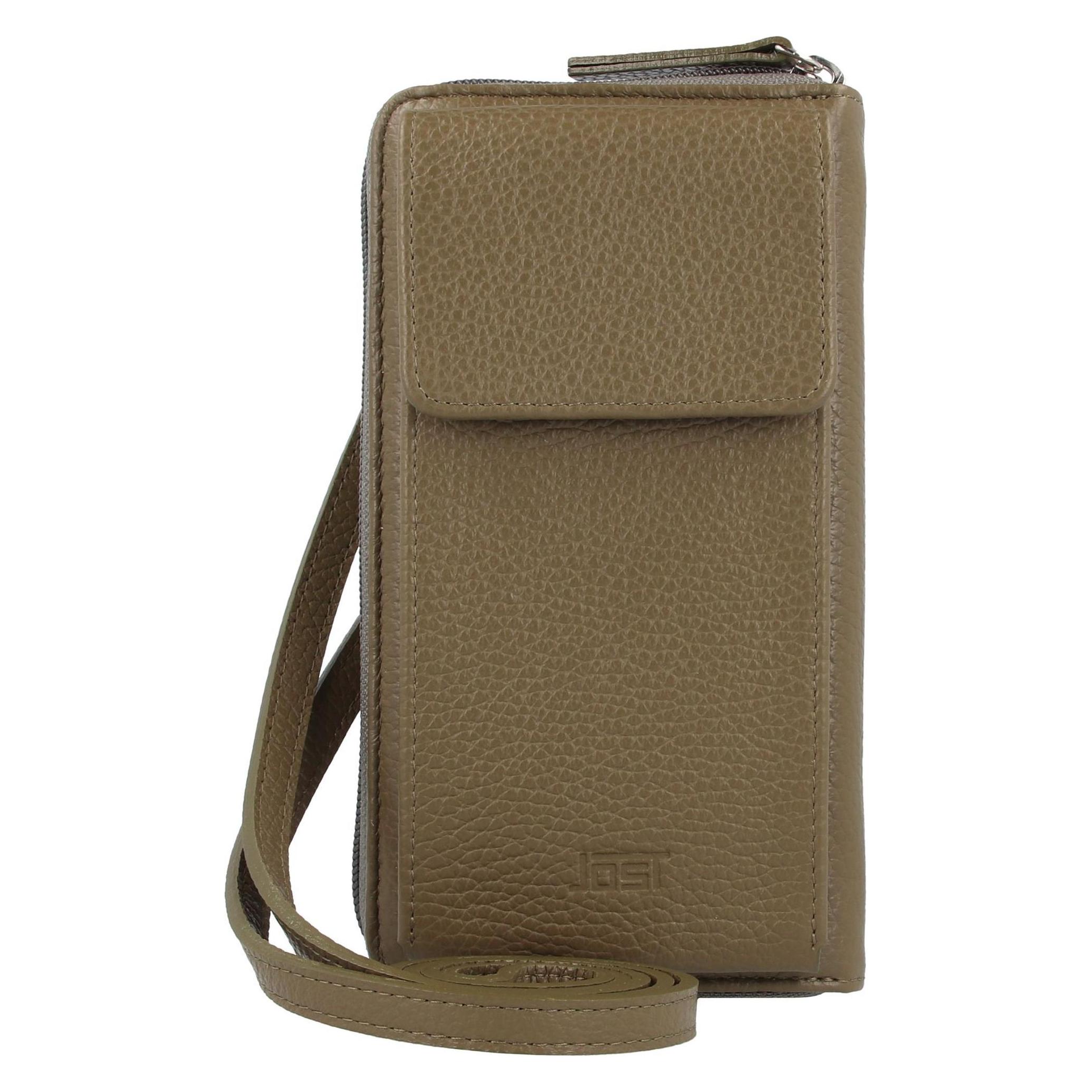 Jost, Damen, Handtasche, Vika Handytasche 11 Cm, Grün
