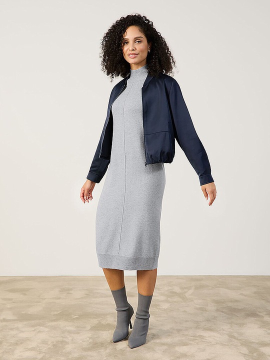 Produktbild Gerry Weber Satinierter Blouson Blazer Langarm gefüttert - 63970 (40)