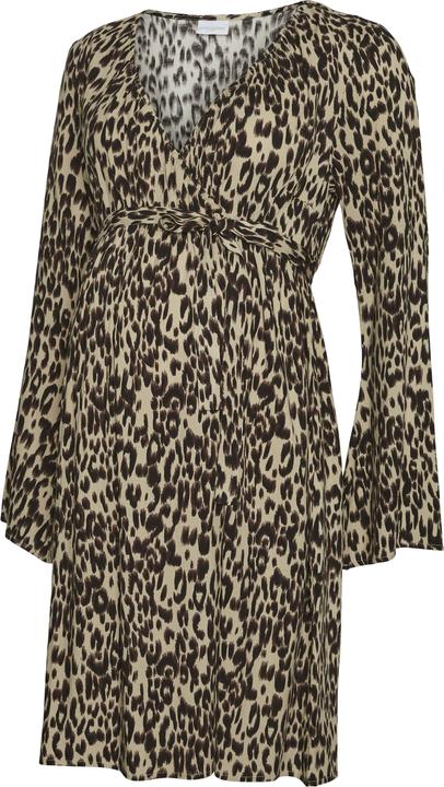 Produktbild Mamalicious Normal geschnitten V-Ausschnitt Elastische Bündchen Ballonärmel Kurzes Kleid Kleid (S)