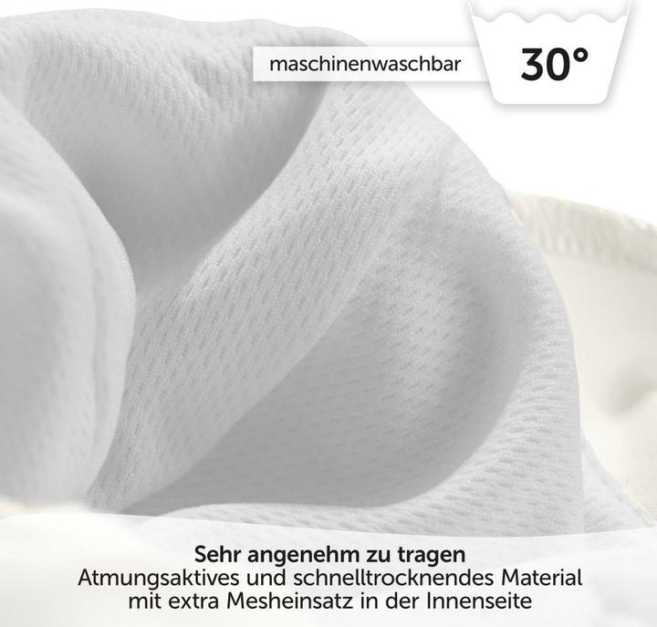 Actual product image La Loona LaLoona baby caps & baby hats Peaked cap with neck protection UPF 80 - Offwhite -