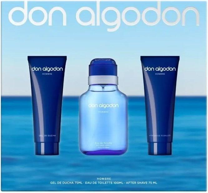 Produktbild Don Algodon Est D Algodon Hombre - 100ml Deodorant, 150ml Gel, 75ml (Spray, 100 ml)