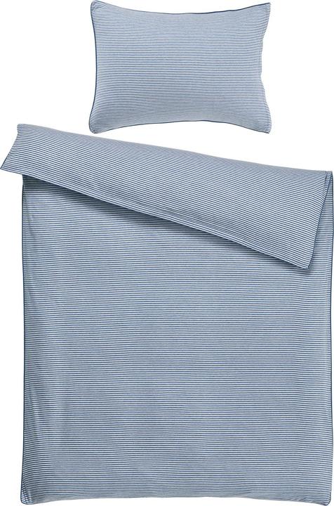 Actual product image Living Home Melange Jersey Stripes (Duvet cover, 160 x 210 cm)