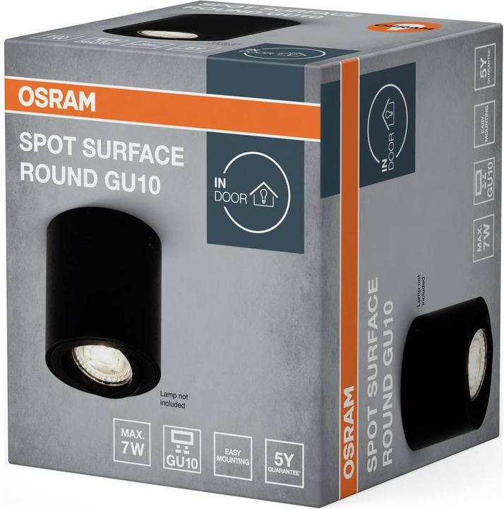 Produktbild Osram LED SPOT SURFACE Round GU10 Black (GU10)