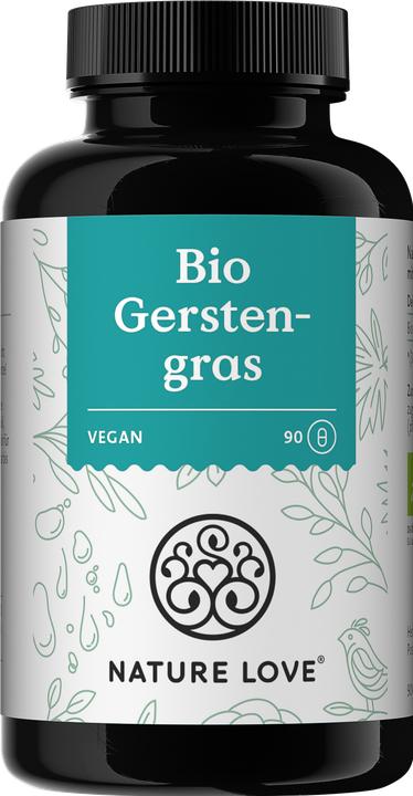 Actual product image Nature Love Organic barley grass (90 Piece, Capsules, 55 g)