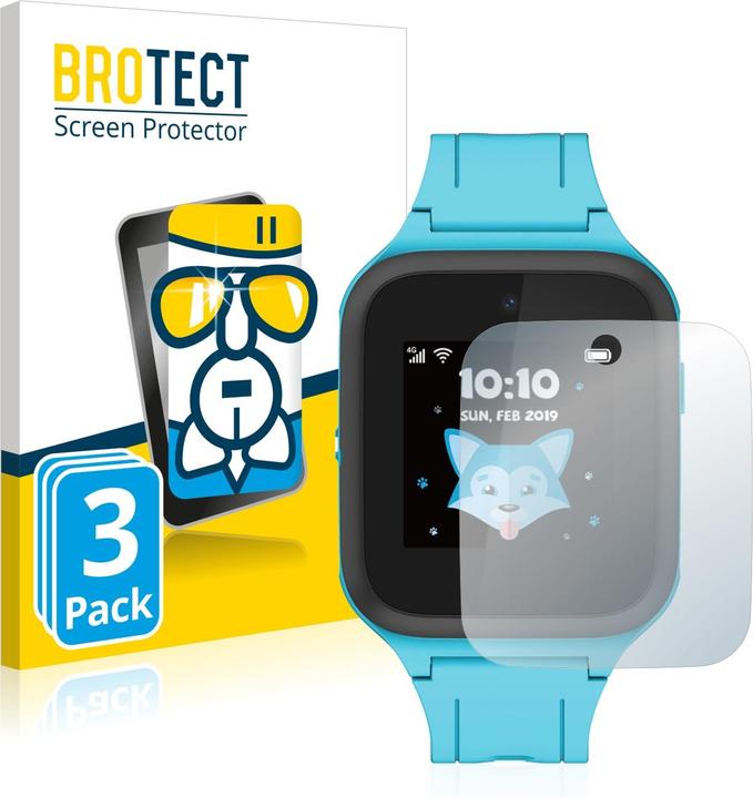 Produktbild BROTECT AirGlass Panzerglasfolie (Movetime FamilyWatch Kids MT40X)